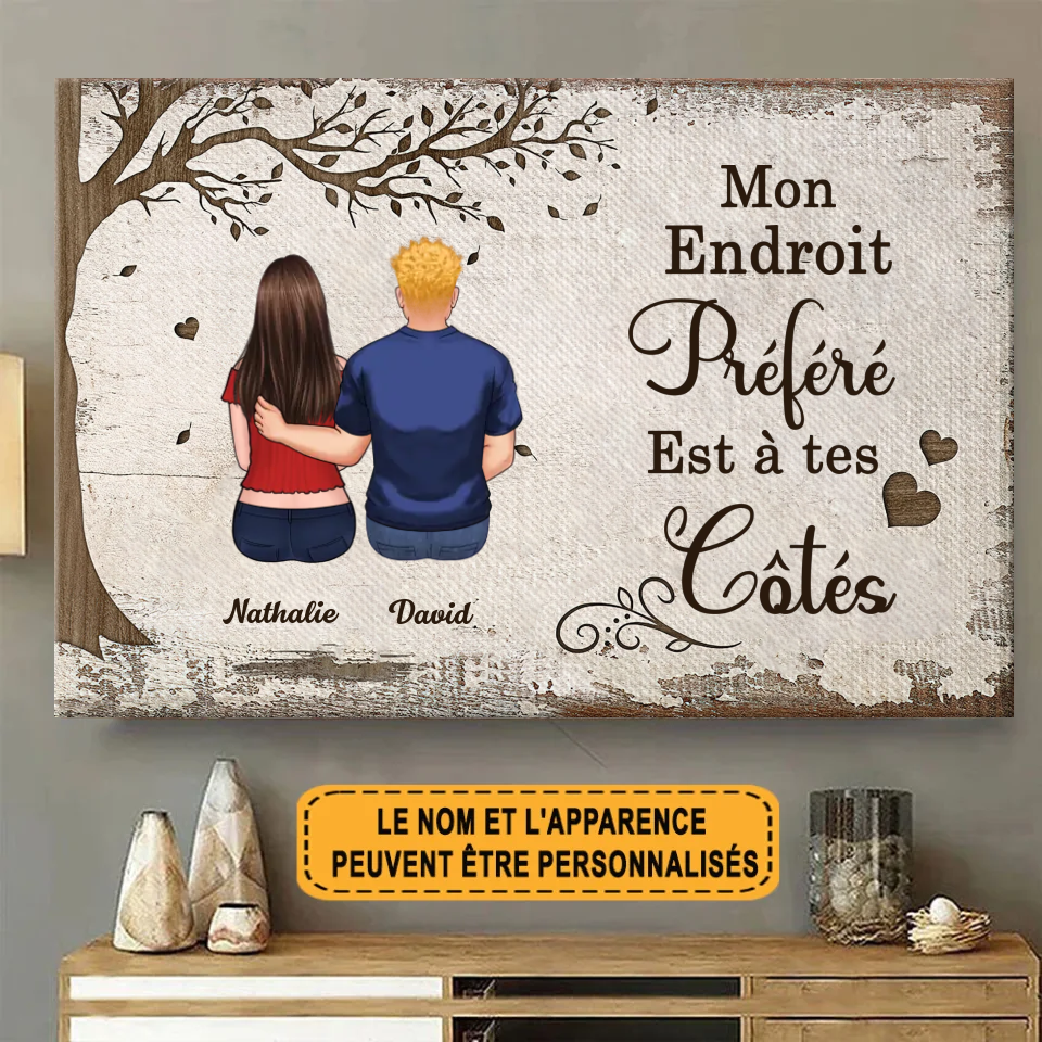 Mon Endroit Préféré 1814 Personnalisé Enseigne En Métal