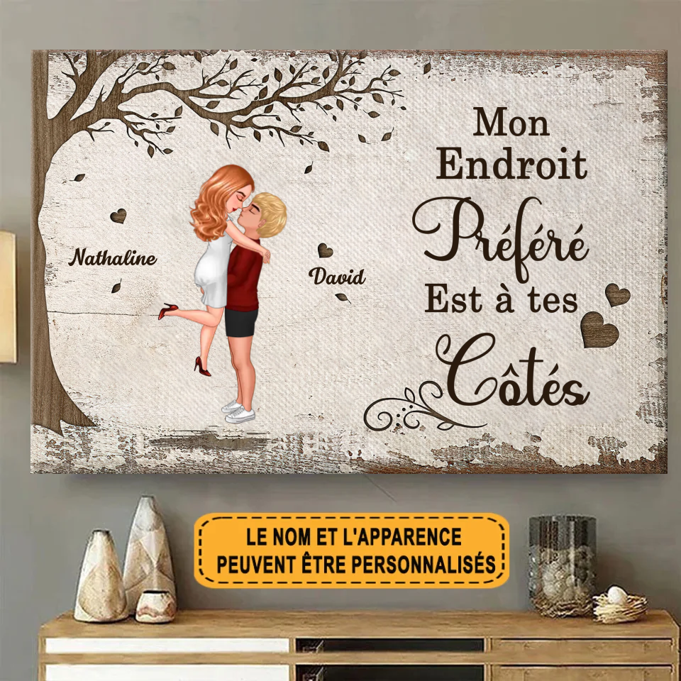 Mon Endroit 1838 Personnalisé Enseigne En Métal