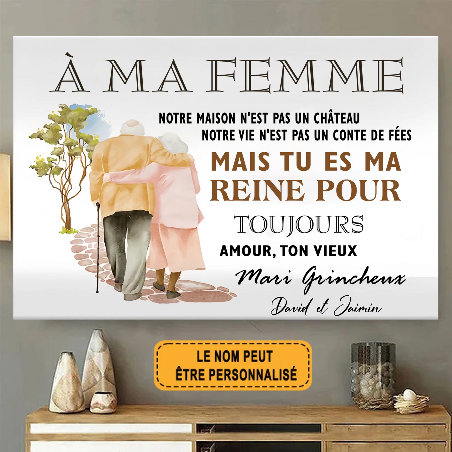 Notre Maison N'est Pas Un Château 1902 Personnalisé Enseigne En Métal