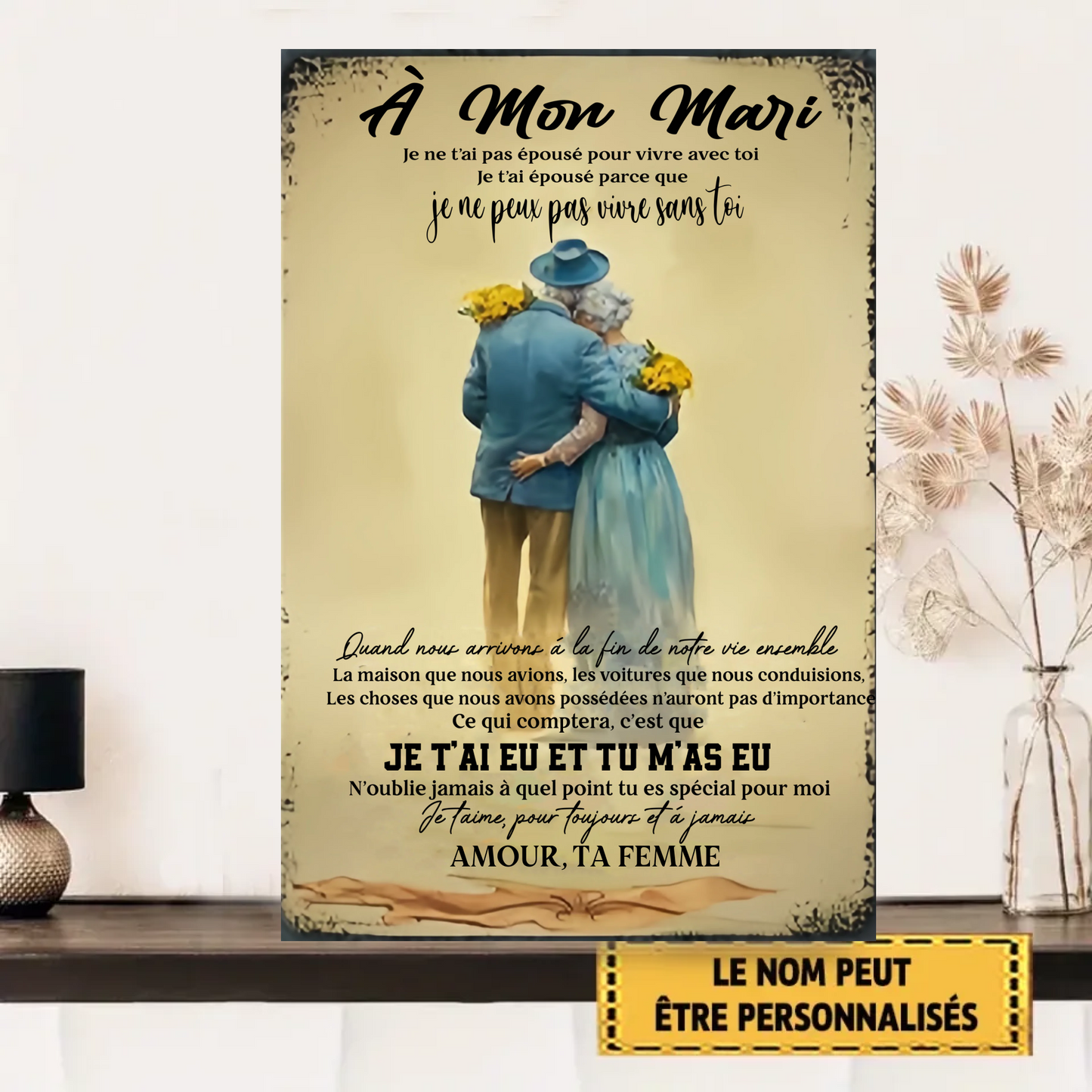 Ce Qui Comptera, C'est Que 1926 Personnalisé Enseigne En Métal