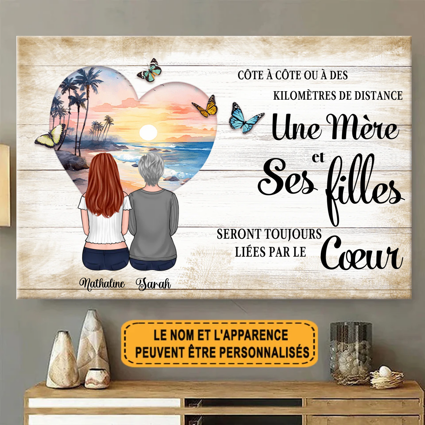 Des Kilomètres De Distance 1966 Personnalisé Enseigne En Métal