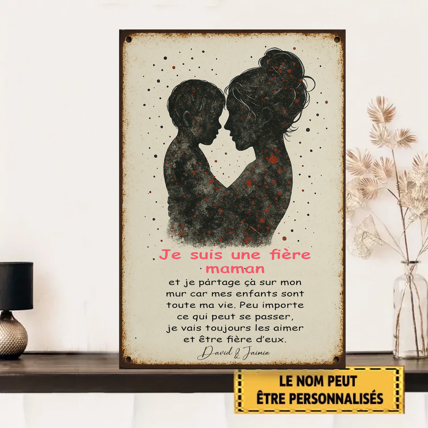 Je Suis Une Fiere 1972 Personnalisé Enseigne En Métal