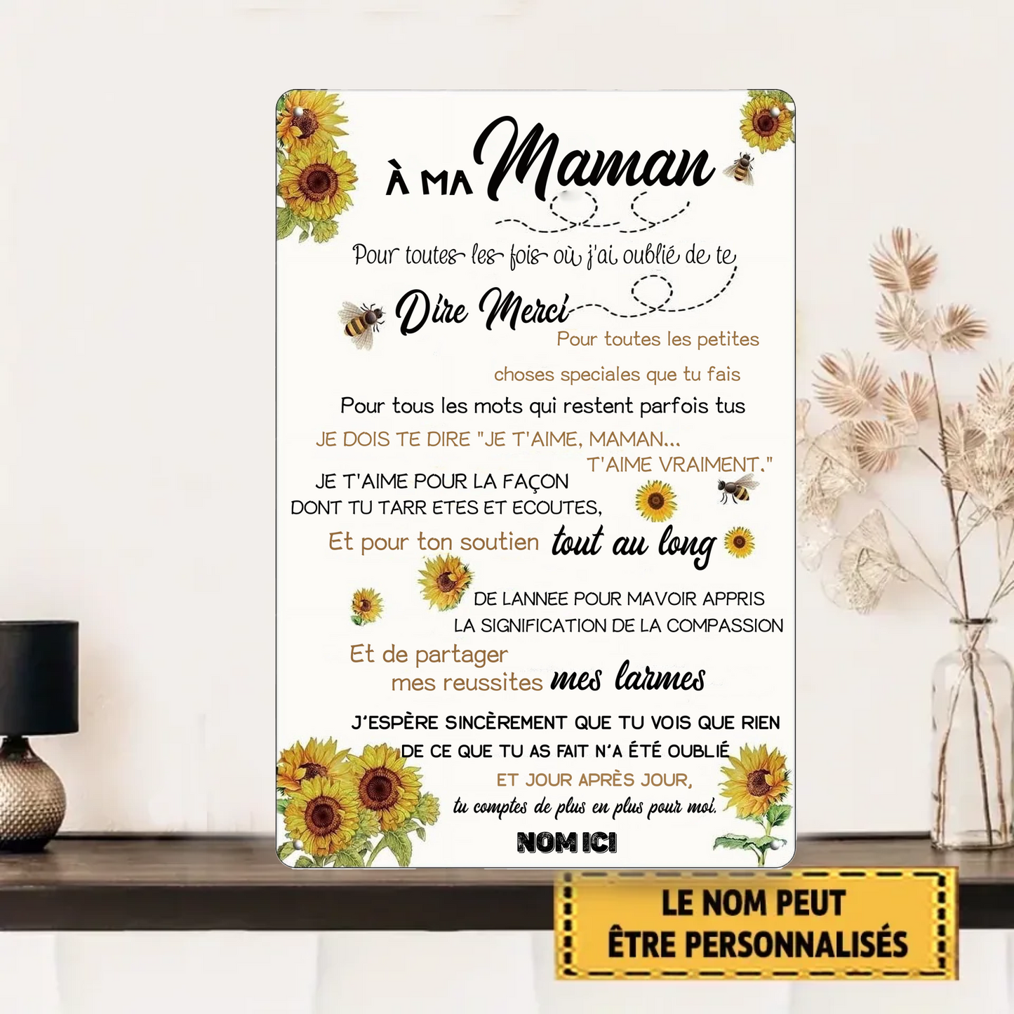 Tout Au Long 1976 Personnalisé Enseigne En Métal