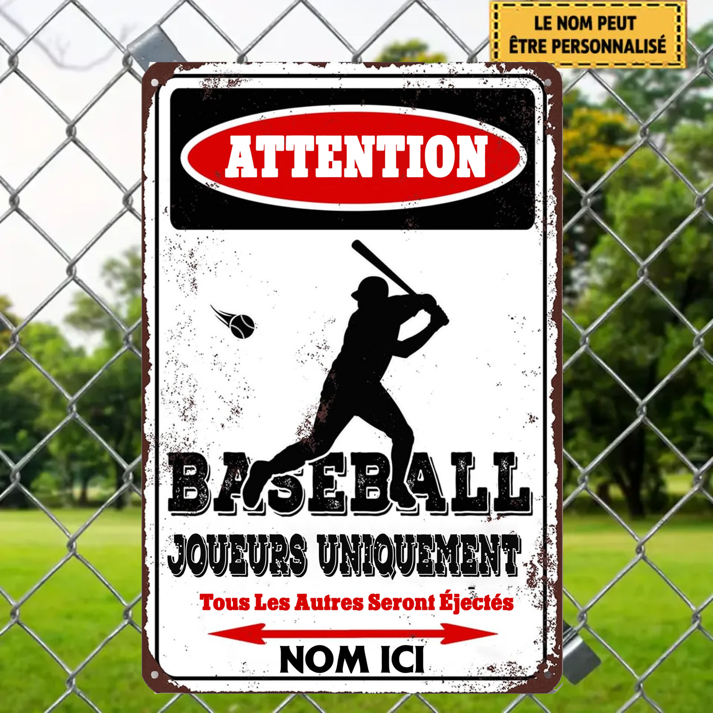 Tous Les Autres Seront Éjectés 1991 Personnalisé Enseigne En Métal