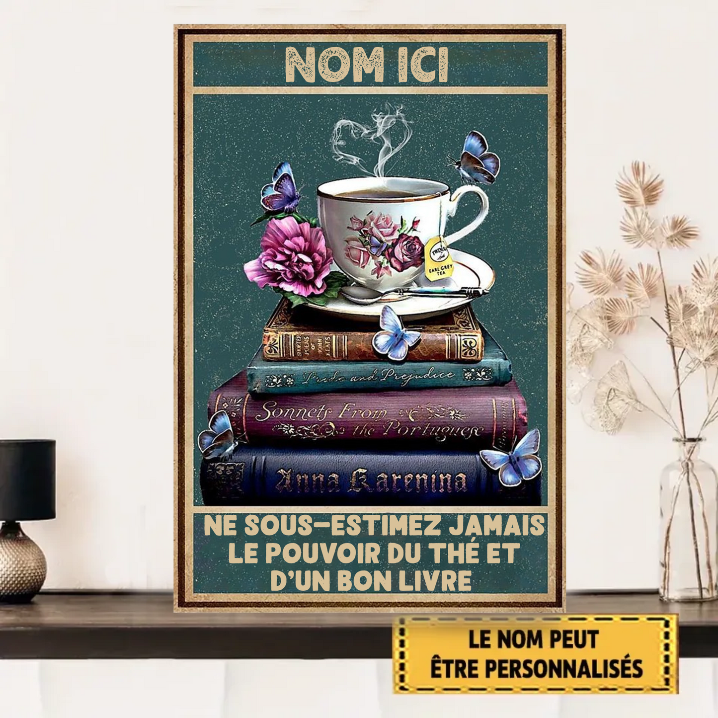 Ne sous-estimez Jamais 2030 Personnalisé Enseigne En Métal