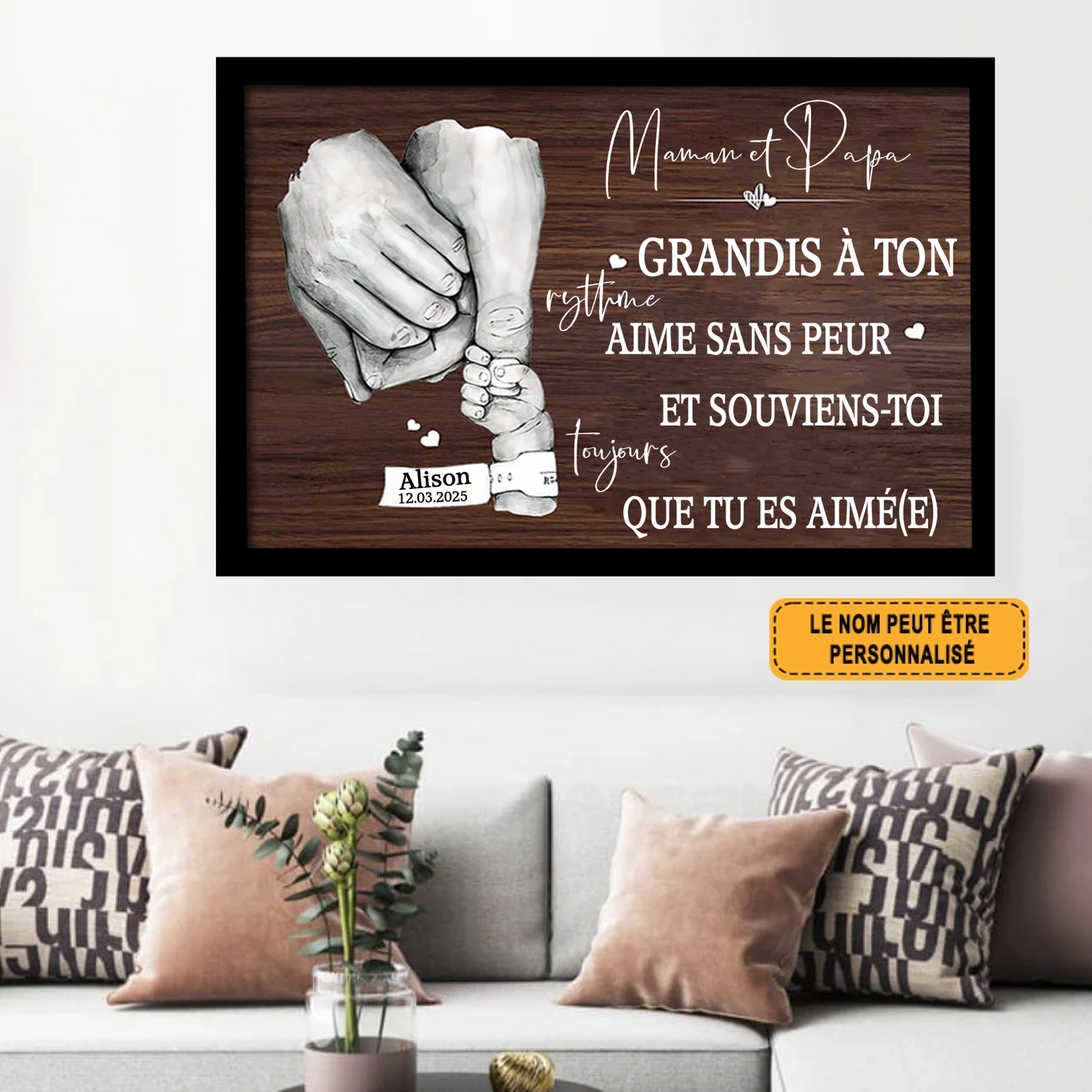 Grandis à Ton 2035 Personnalisé Enseigne En Métal