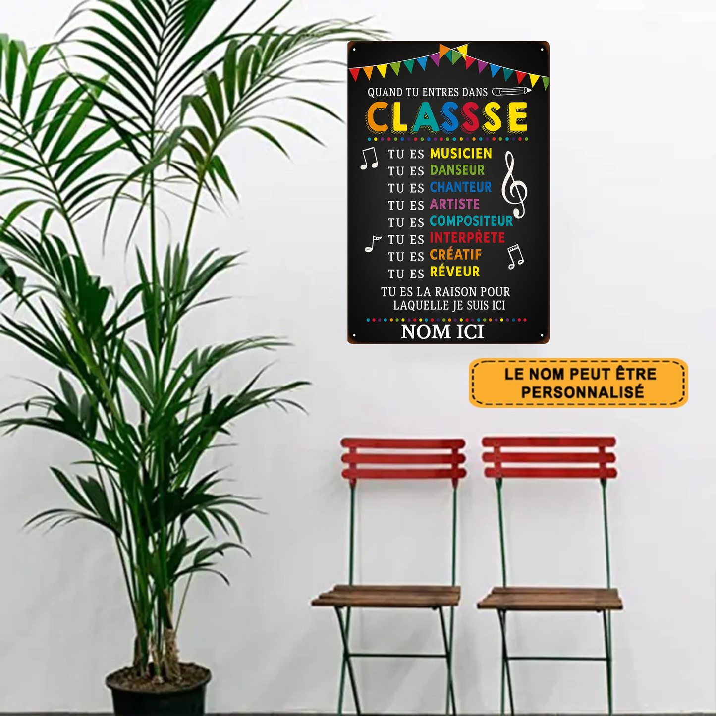 Quand Tu Entres Dans 2037 Personnalisé Enseigne En Métal