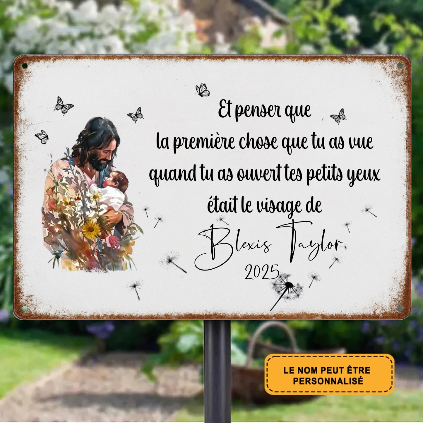 Et Penser Que La Première Chose 2044 Personnalisé Enseigne En Métal
