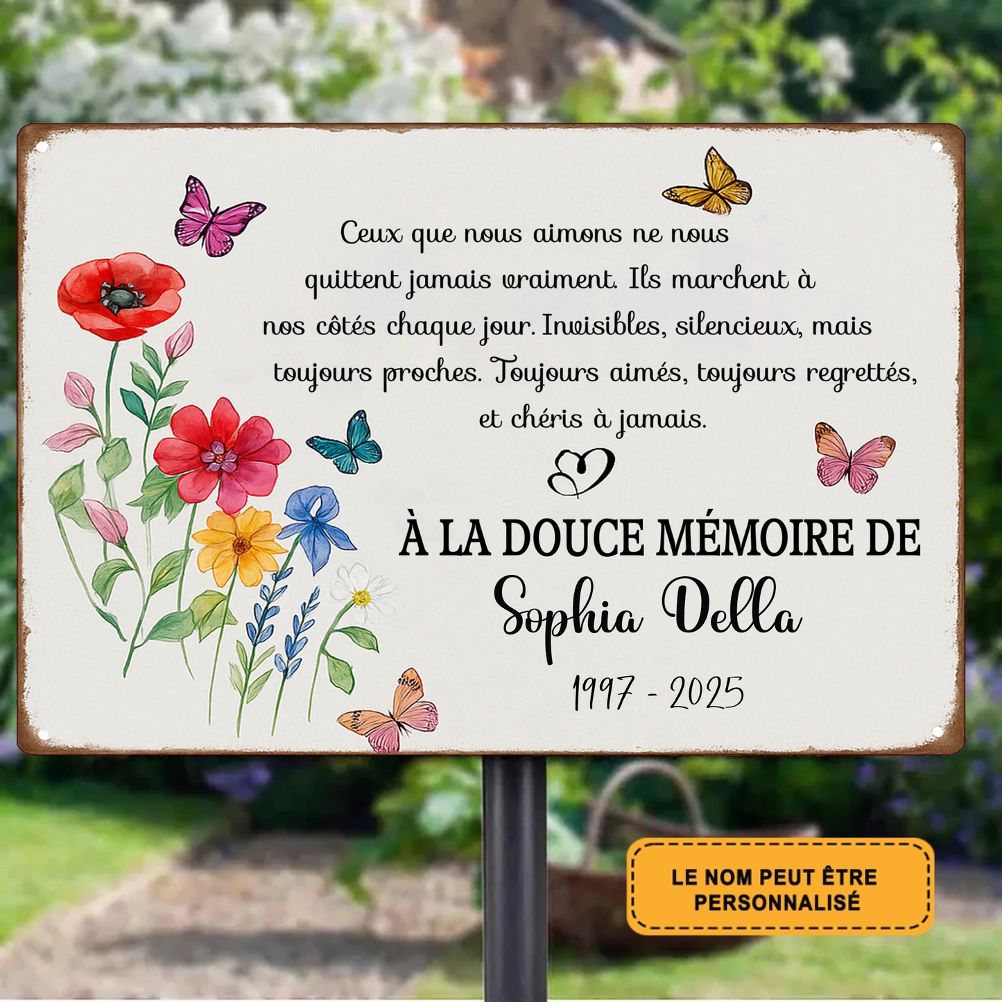 Invisibles Silencieux Mais 2049 Personnalisé Enseigne En Métal