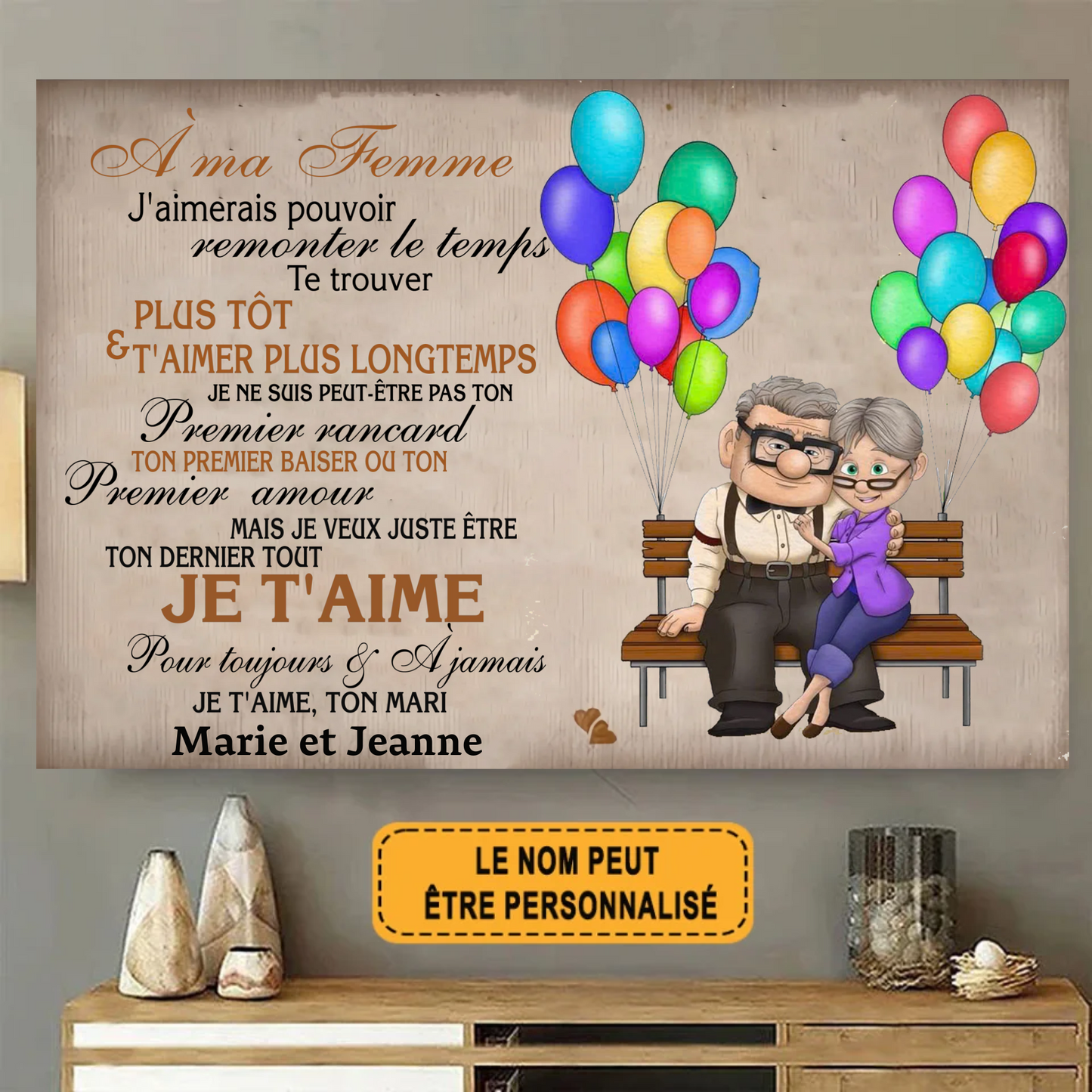 J'aimerais Pouvoir 2065 Personnalisé Enseigne En Métal