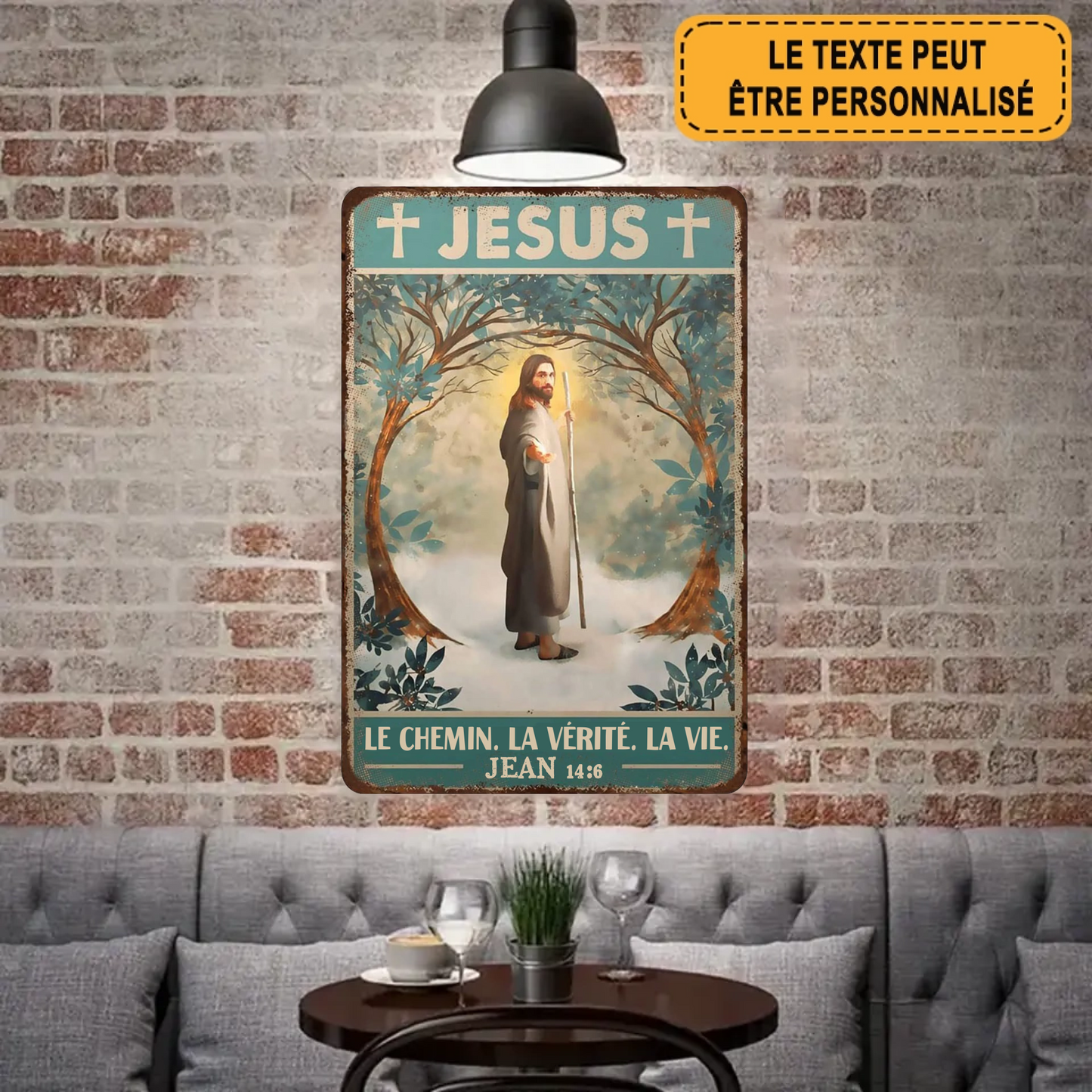 Le Chemin La Vérité 2092 Personnalisé Enseigne En Métal