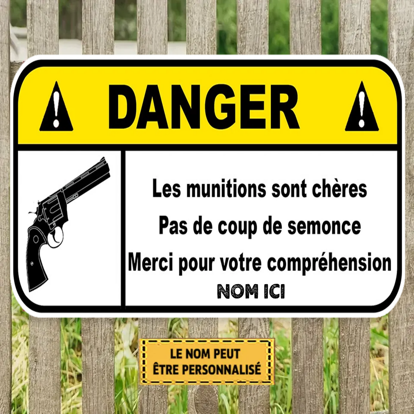 Les Munitions Sont 2104 Personnalisé Enseigne En Métal