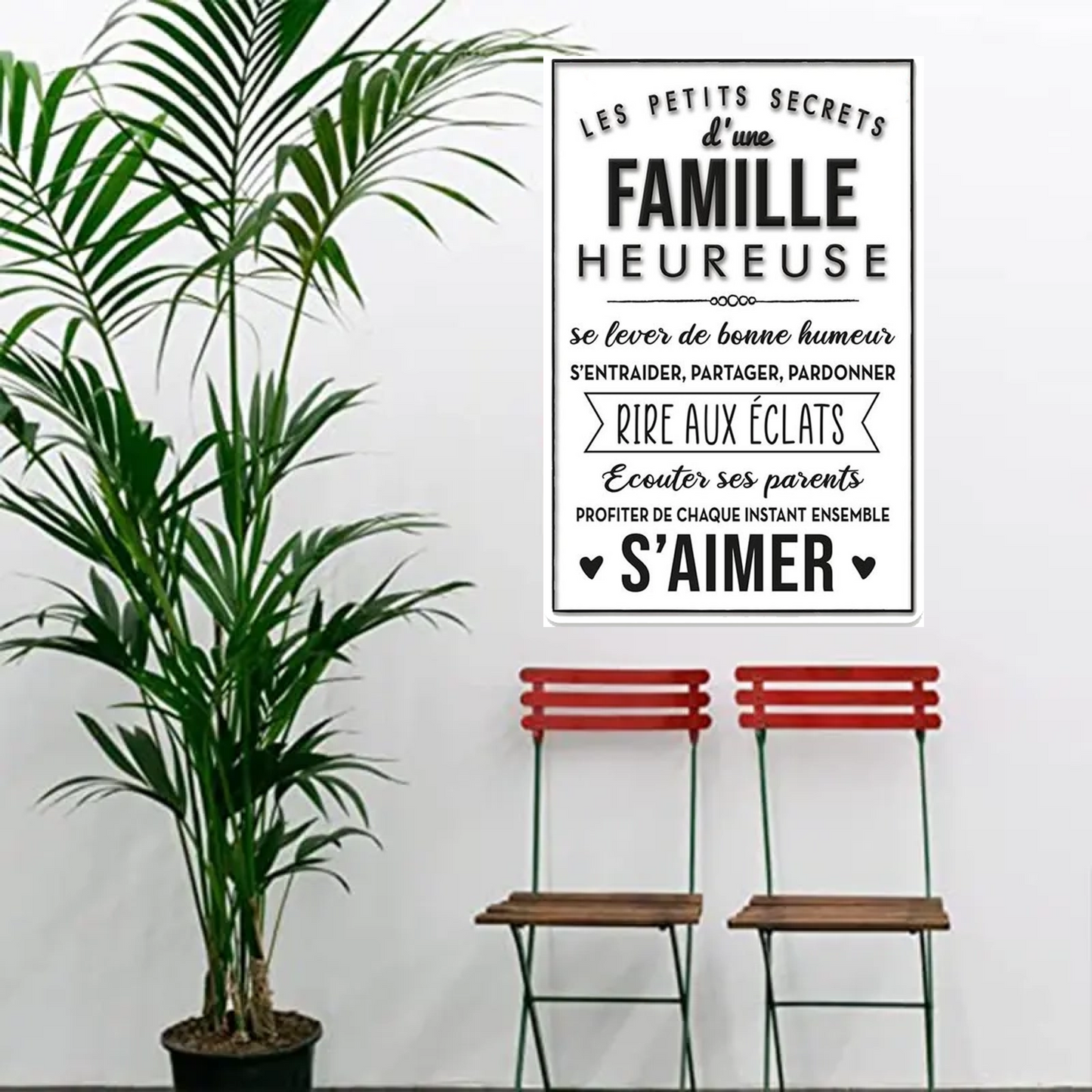 Les Petits Secrets D'une Famille 2119 Personnalisé Enseigne En Métal