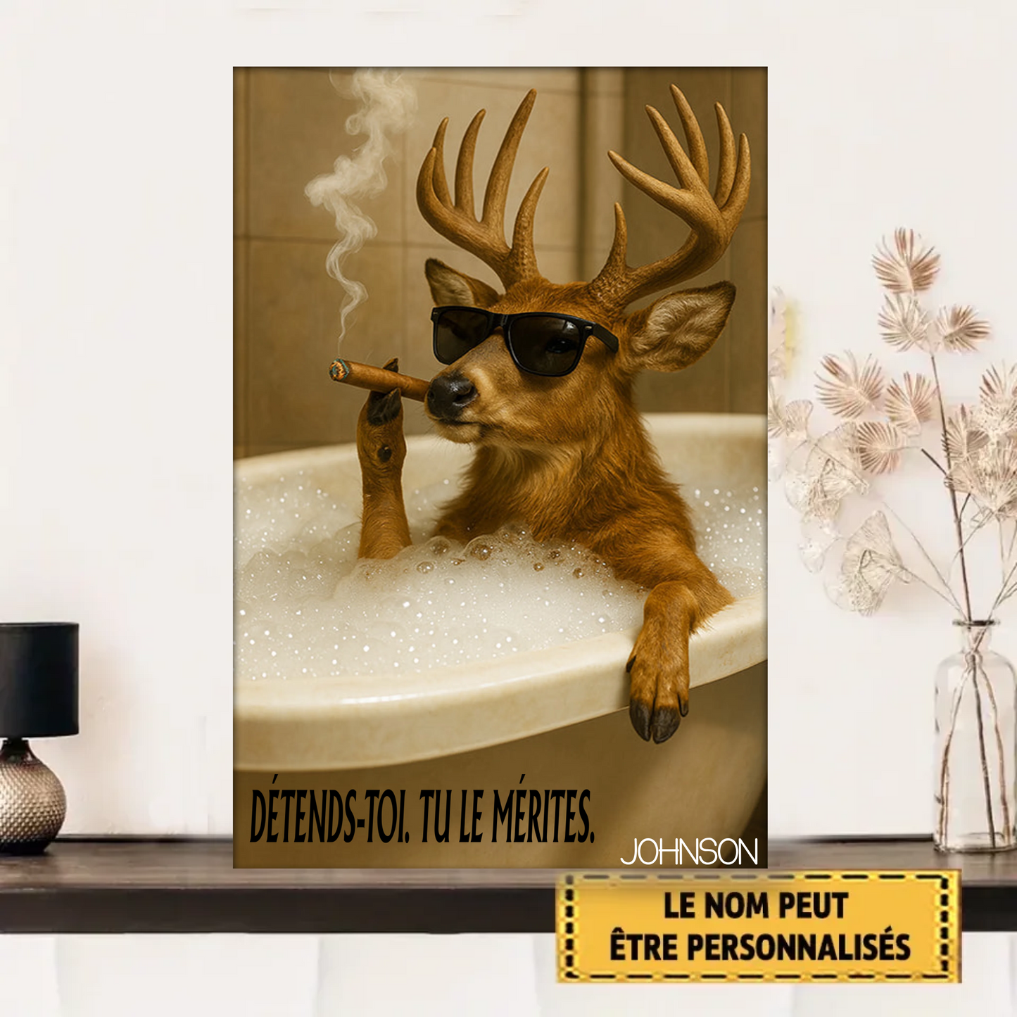 Détends-Toi. Tu Le Mérites 2155 Personnalisé Enseigne En Métal