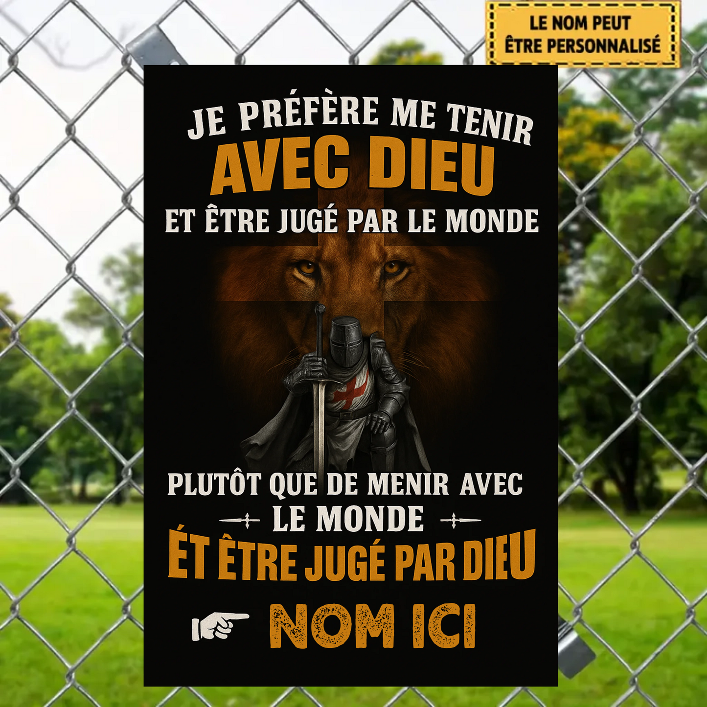 Je Prefere Me Tenir 2196 Personnalisé Enseigne En Métal