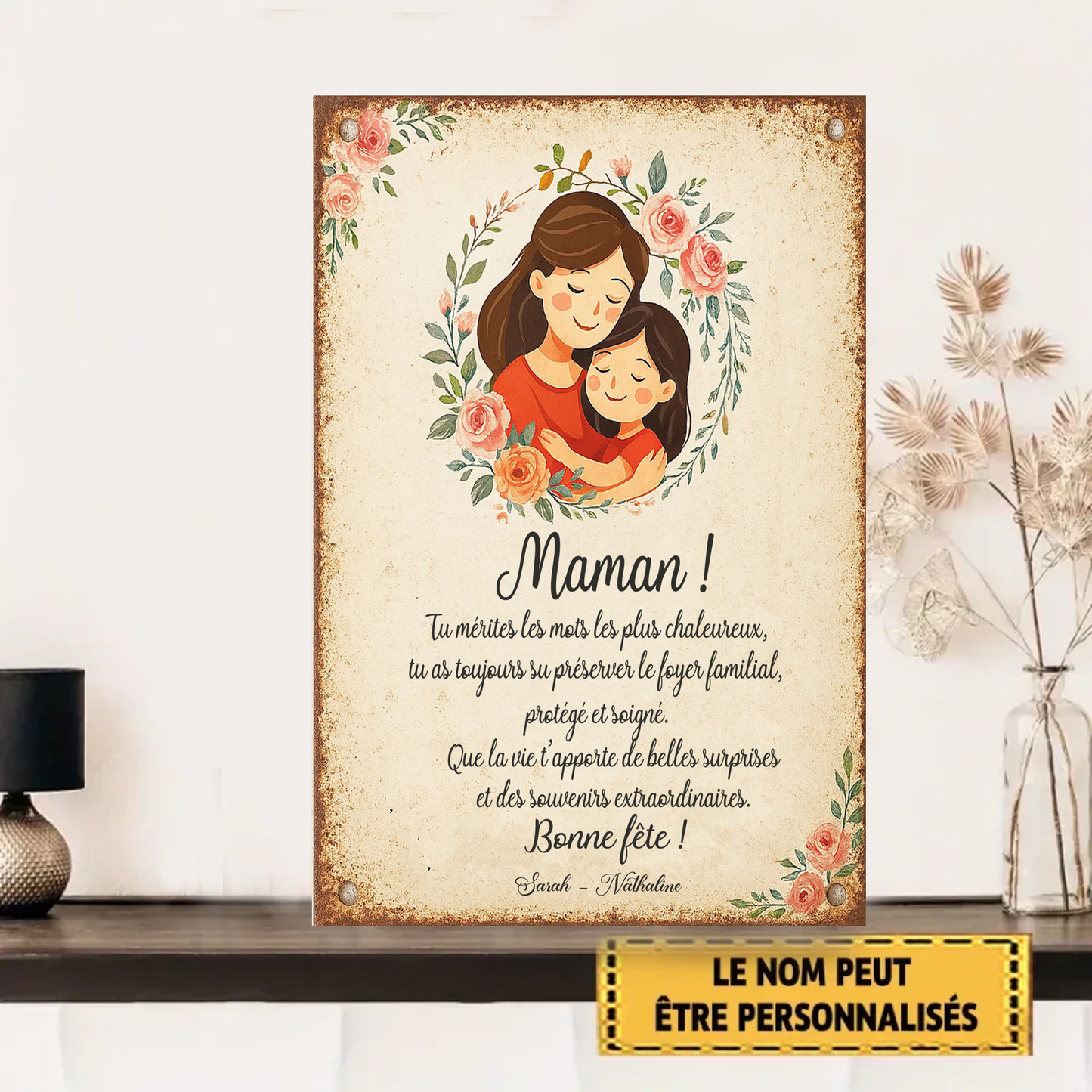 Atelier Lounge Refuge 1971 Personnalisé Enseigne En Métal