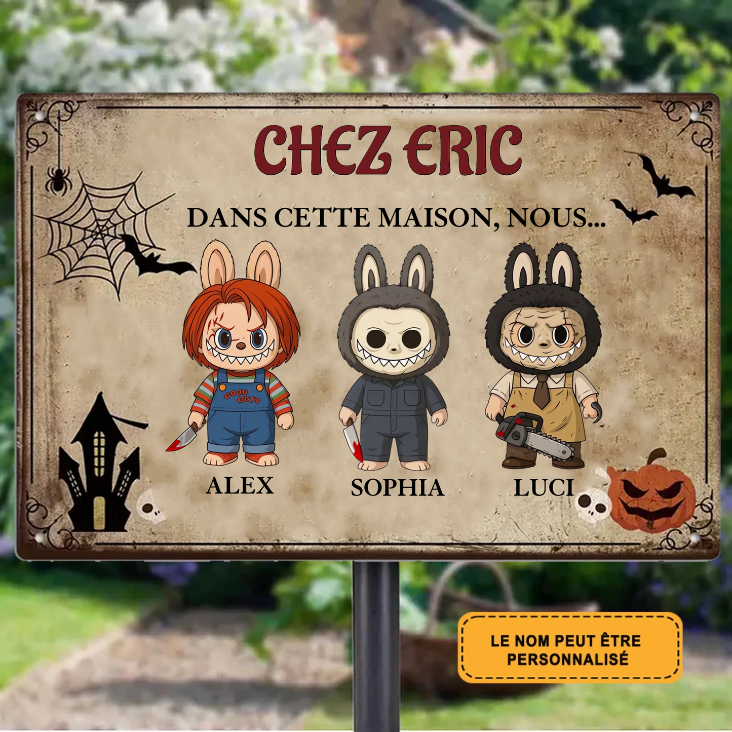 Dans Cette Maison, Nous... 2062 Personnalisé Enseigne En Métal