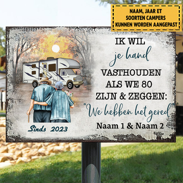 Couple Camping Netherlands