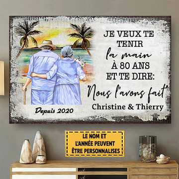 Je veux te tenir la main à 80 ans et te dire 13 Enseignes Métalliques Classiques