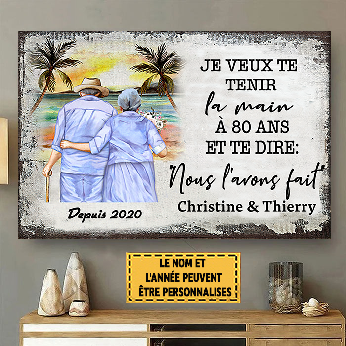 Je veux te tenir la main à 80 ans et te dire 13 Enseignes Métalliques Classiques