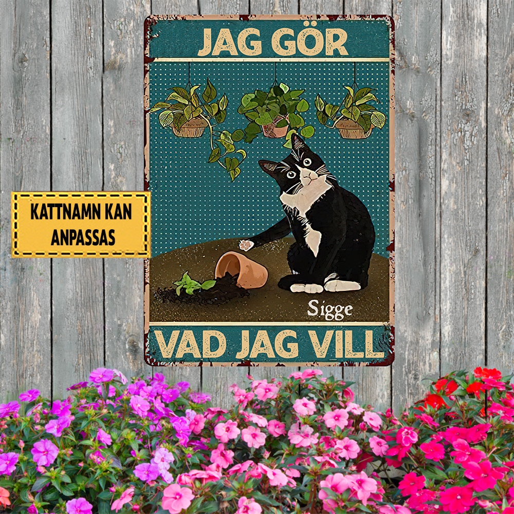 Jag Gör Vad Jag Vill – Klassischer Metallschirm