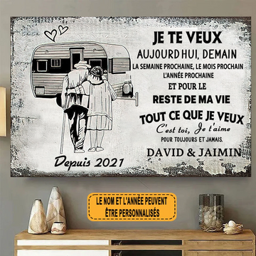 I Want You Today, Tomorrow, Next Week Metal Sign