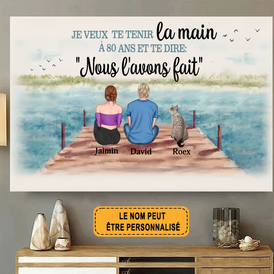 Je Veux Te Tenir 1810 Personnalisé Enseigne En Métal