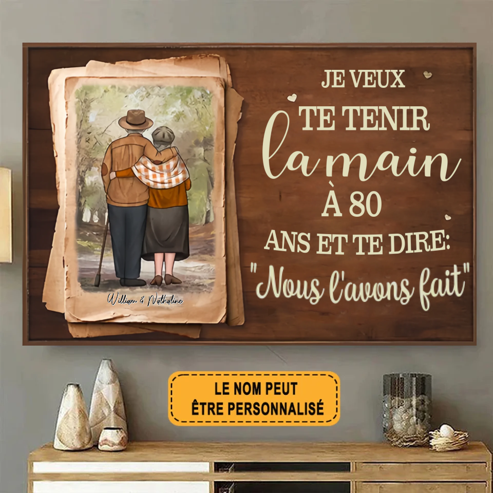 Ans Et Te Dire 1834 Panneau Métallique Personnalisé