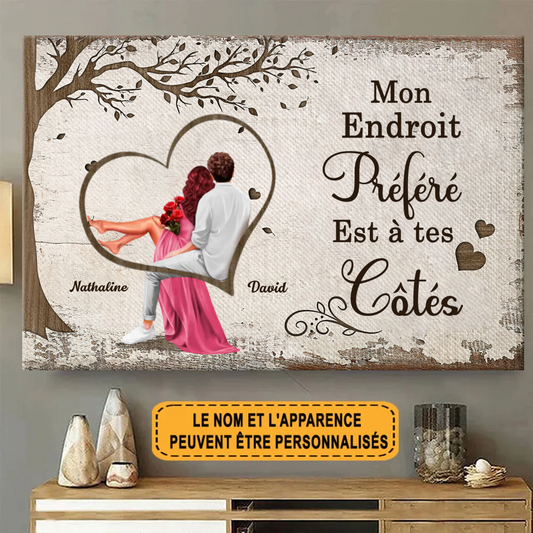 Mon Endroit 1844 Personnalisé Enseigne En Métal