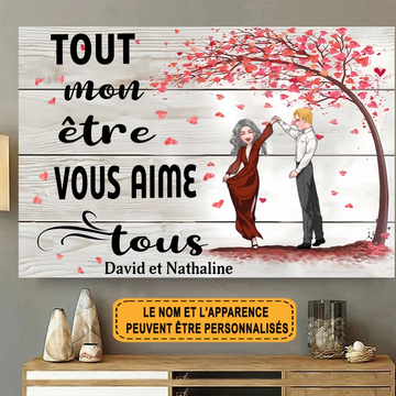 Je Suis À Vous, Pas De Retour Personnalisé Enseigne En Métal