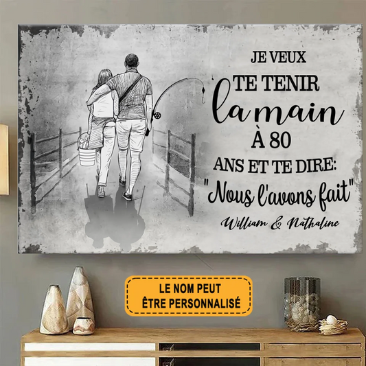 Je Veux 1858 Personnalisé Enseigne En Métal