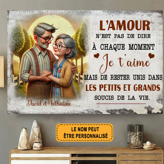 C’est Toi, Je T’aime 1867 Personnalisé Enseigne En Métal