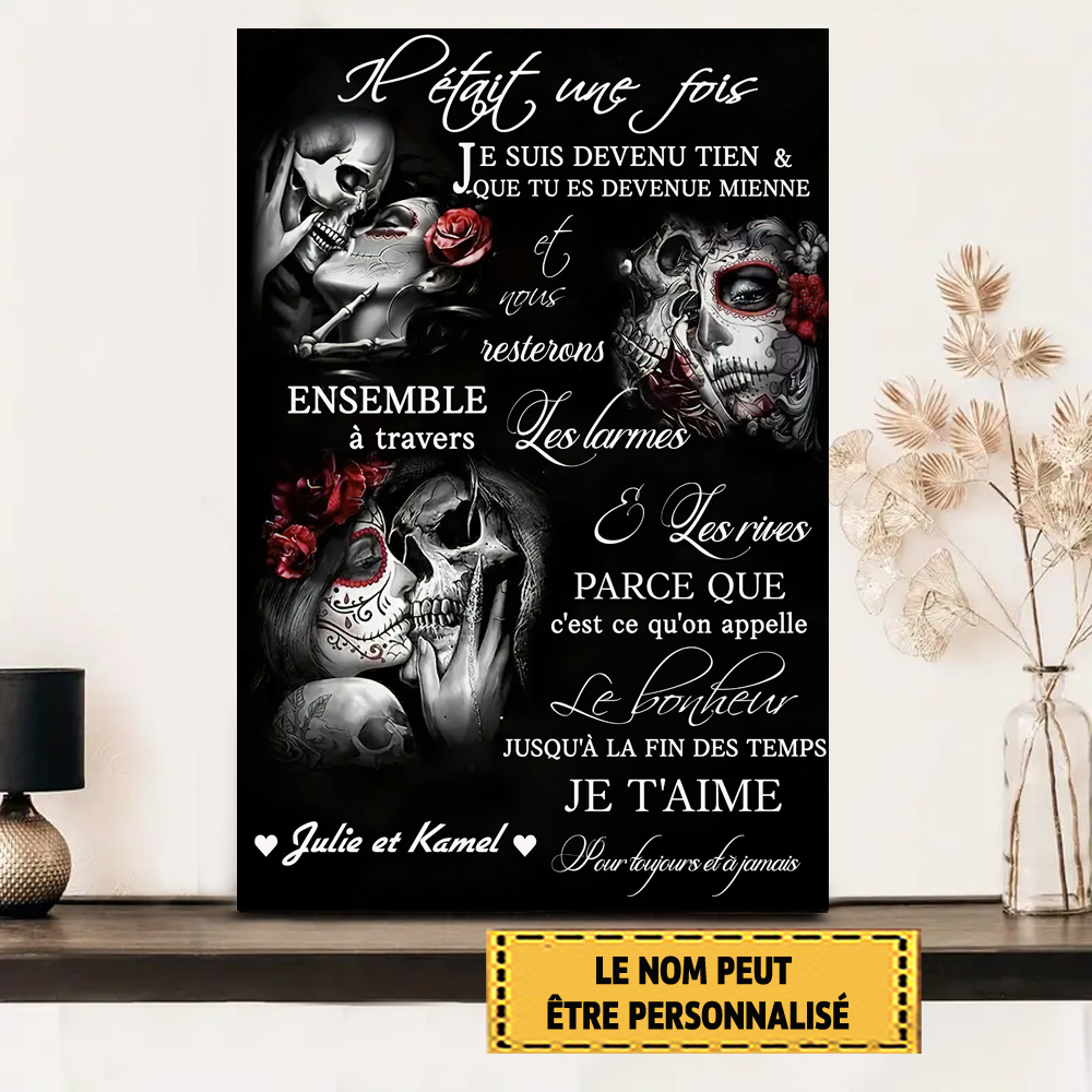 Once Upon a Time When I Became Yours 8 Metal Sign