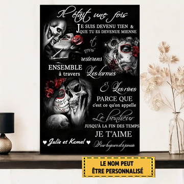 Once Upon a Time When I Became Yours 8 Metal Sign