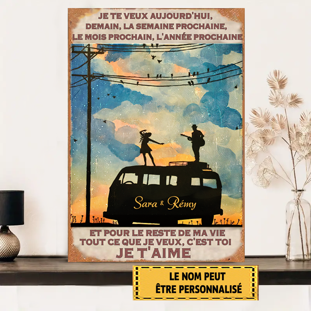I Want You Today 10 Metal Sign