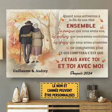 Quand nous arriverons à la fin de nos vies ensemble 11 enseignes en métal