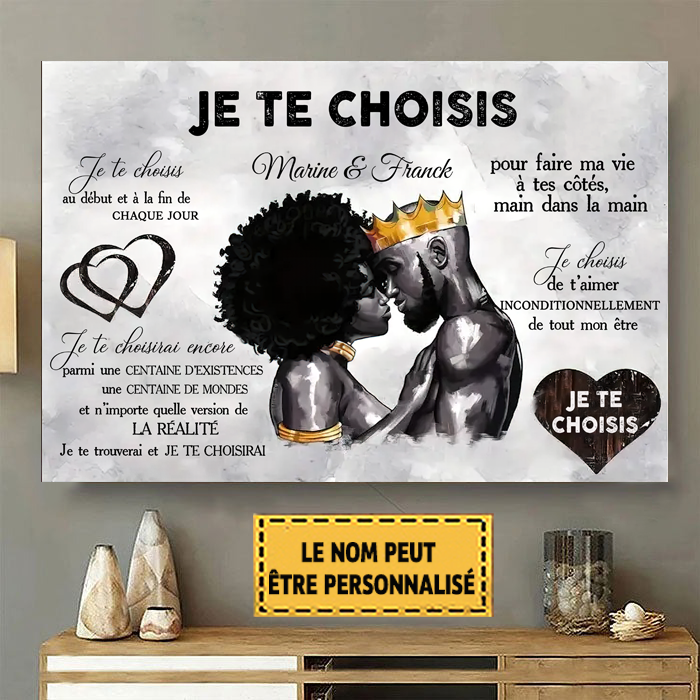 Je Te Choisis Pour Faire Ma Vie À Tes Côtés 2 Enseignes En Métal