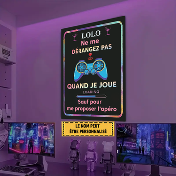 Do Not Disturb When I'm Gaming 2, Gamer Metal Sign