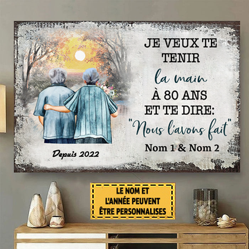 Je veux te tenir la main à 80 ans et te dire 76 enseignes en métal
