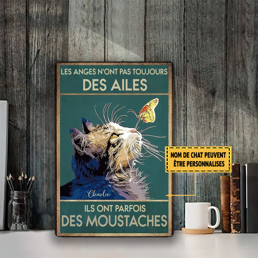 Les anges n'ont pas toujours des ailes 2 Enseigne en métal