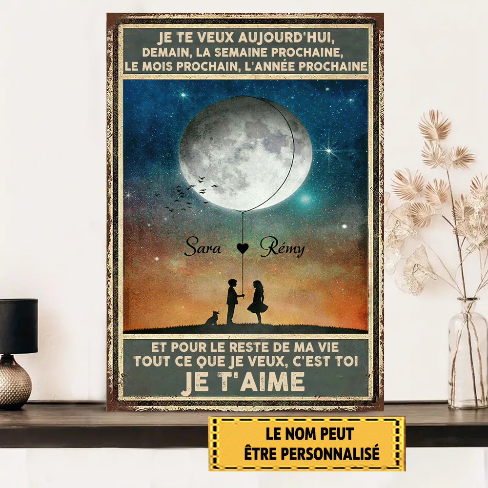 I Want You Today 11 Metal Sign