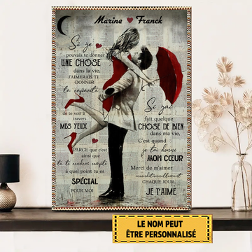 If I Could Give You One Thing In Life 6 Metal Sign