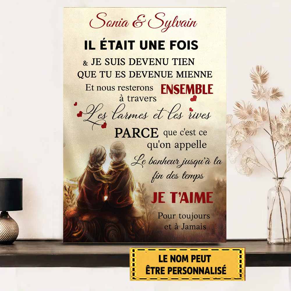 Il Était Une Fois Quand Je Suis Devenu Tien 5 Enseignes En Métal