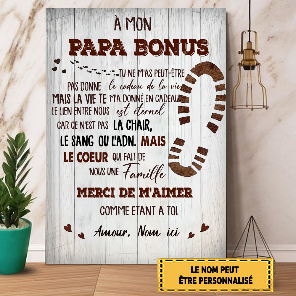 Tu Ne M'as Peut-Être Pas Donne Le Gift De La Vie, Papa Bonus 3 Enseigne En Métal