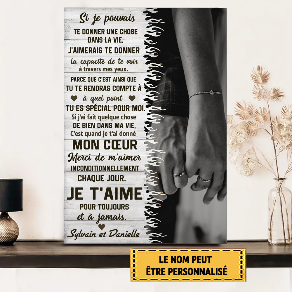 If I Could Give You One Thing in Life 2 Metal Sign