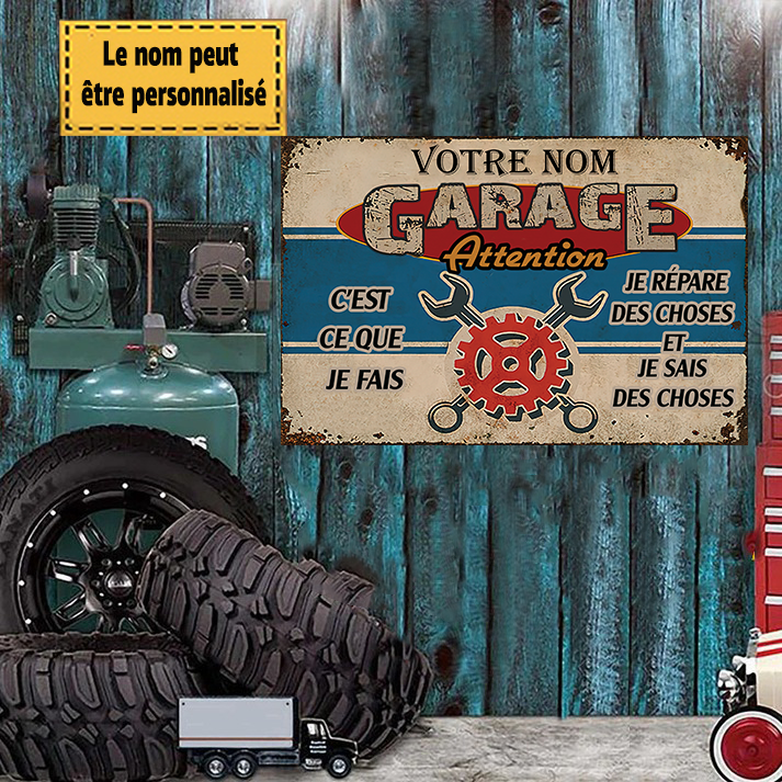 Garage, das ist es, was ich mache, klassische Metallwerkstatt