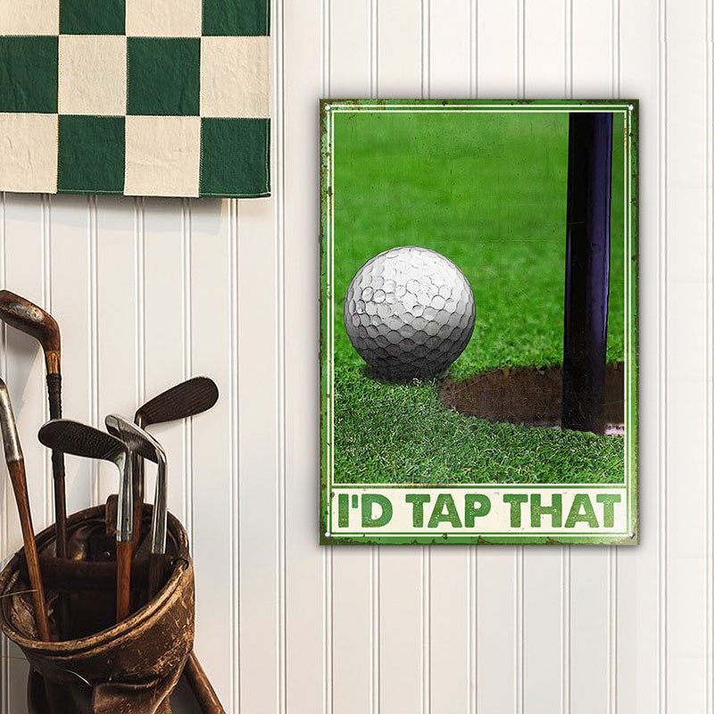 Golf Tap That Individuelle klassische Metallschilder