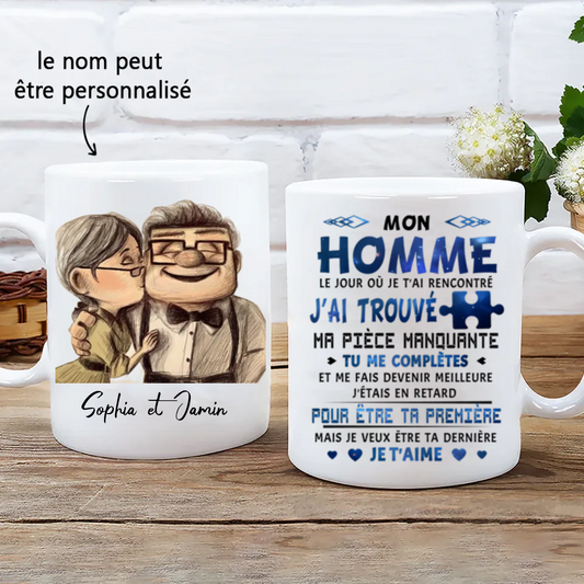 Mug Personnalisé - Mon Homme - Ma Pièce Manquante