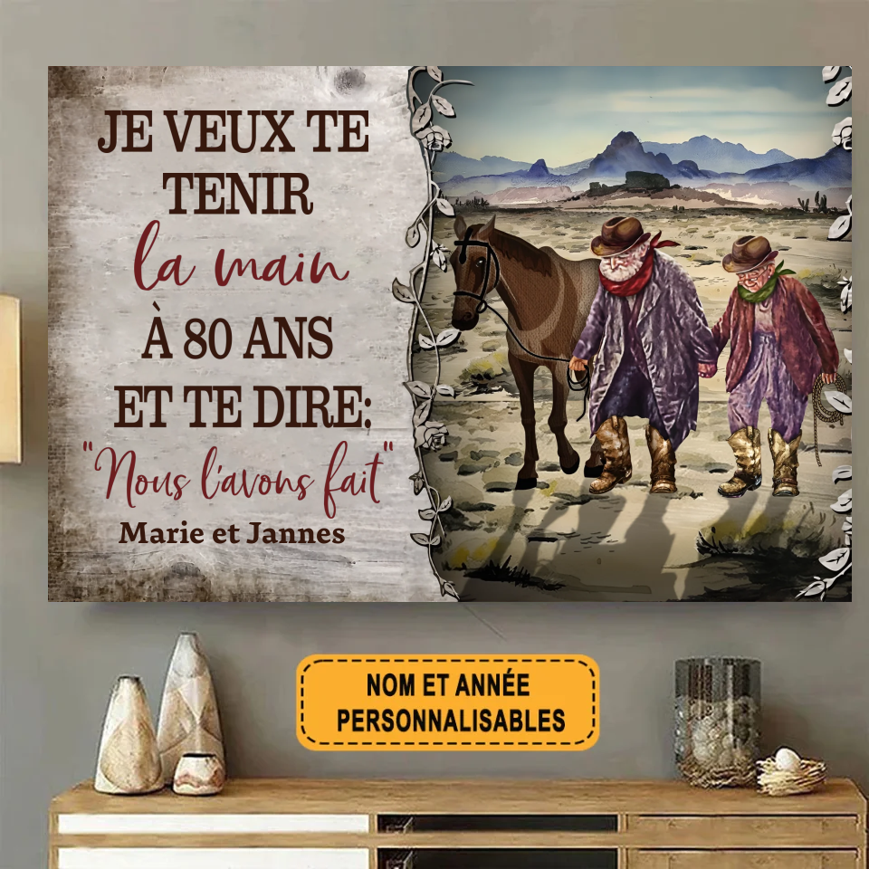 Je Veux Te Tenir 1805 Personnalisé Enseigne En Métal