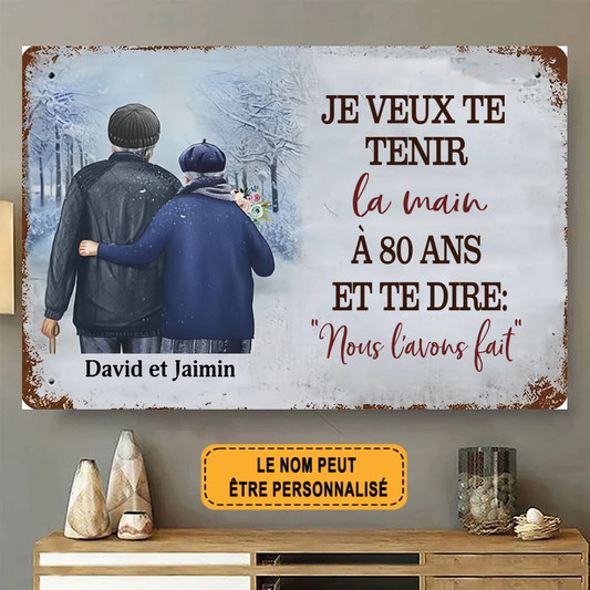 C’est Toi, Je T’aime 1819 Personnalisé Enseigne En Métal